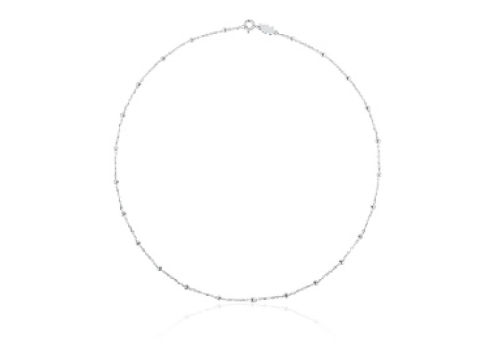 SILVER CHOKER BALLS CHAIN