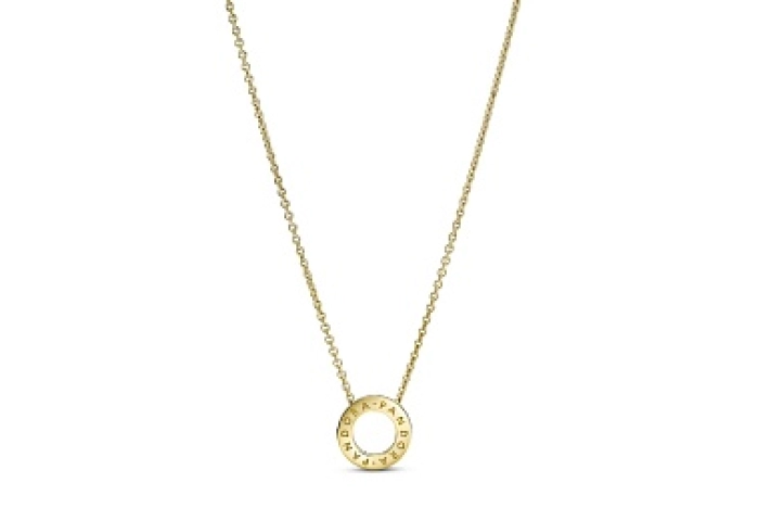 Pandora logo reversible Pandora Shine collier with clearcubic zirconia /367436C01-45