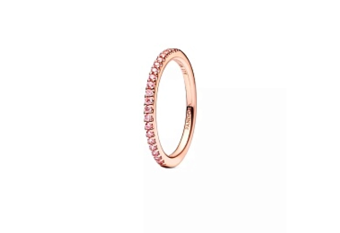 14k Rose gold-plated ring with fancy fairy tale pi