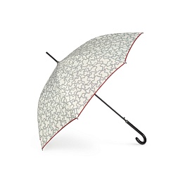 POL.ALUM,UMBRELLA KAOS ICON,SAND-BLACK