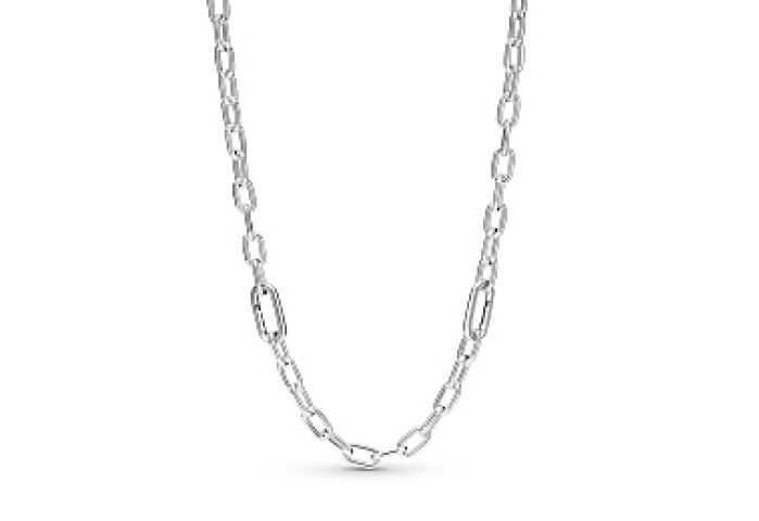 Sterling silver link necklace