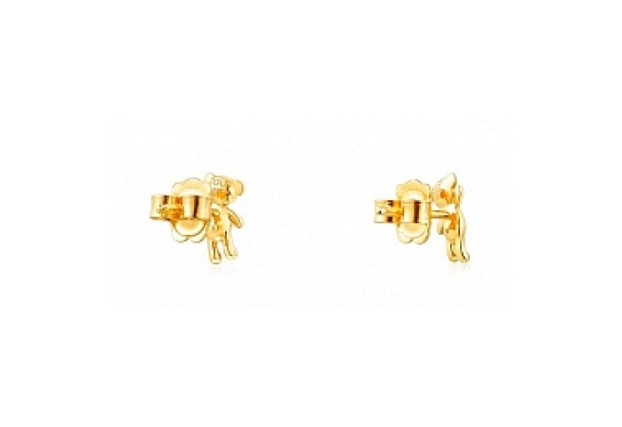 SILVER GOLD PLATED EARRINGS