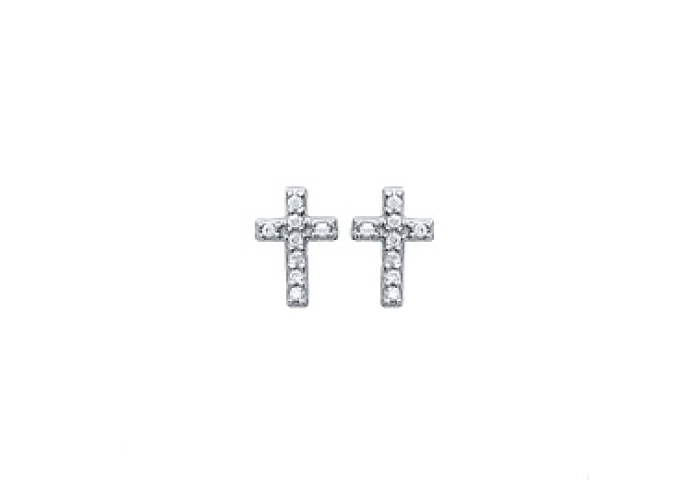 EARRINGSRHODIUMCZ PLATEDSILVER MICROSET925