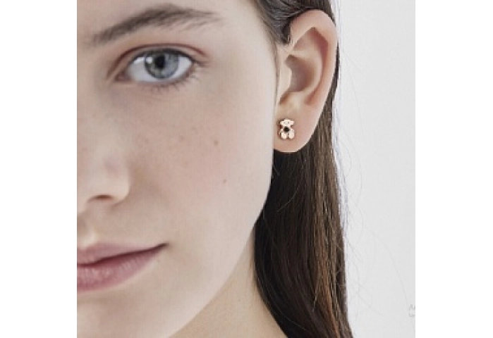 SILVER GOLD PLATED EARRINGS ONYX