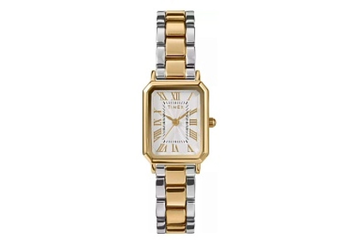 Women's Dress Gold tone with Silver Dial and Two-T