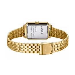 Fluette Watch Steel, Sage Green, Gold Colour
