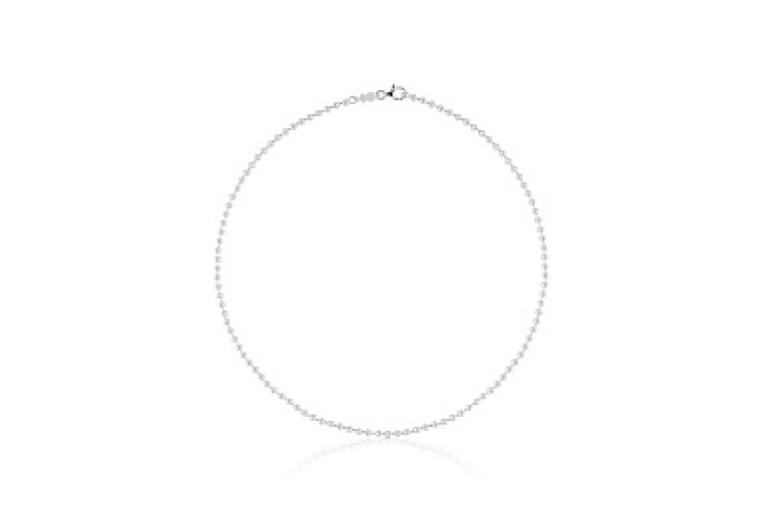 SILVER CHOCKER, BALL 3MM 45CM