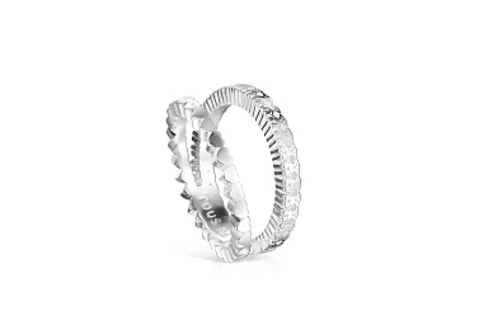 SILVER RING DOUBLE  N12