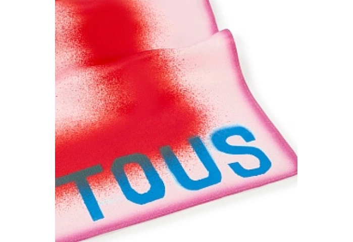 POL,120X120 T MOTIF FLOWER STENCIL PINK