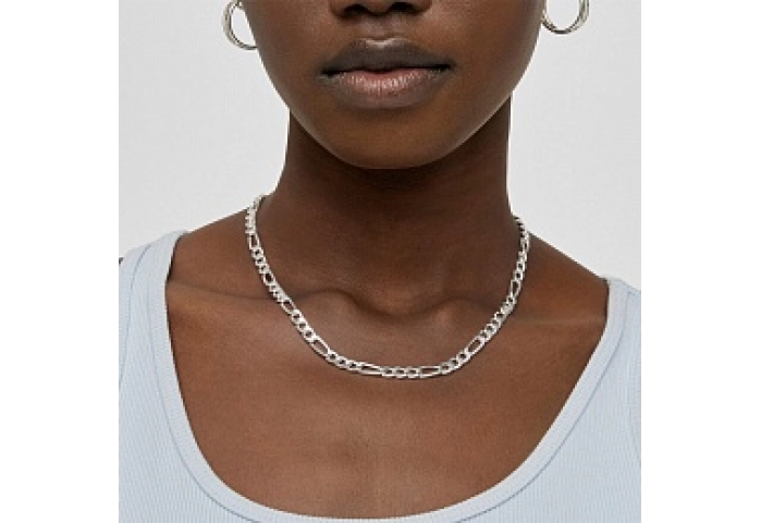 SILVER CHOKER 45CM