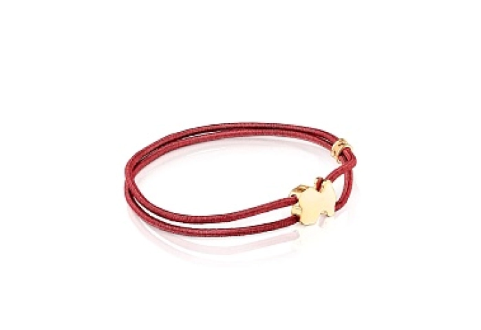 SILVER GOLD PLATED BRACELET ELASTIC CORD