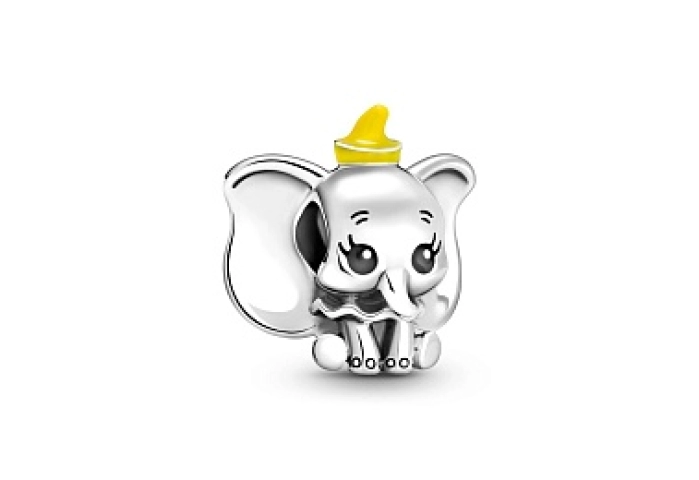 Disney Dumbo sterling silver charm with black and 