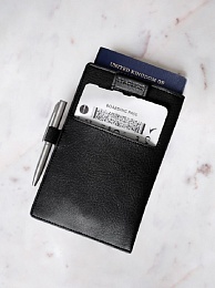 Black Passport Sleeve