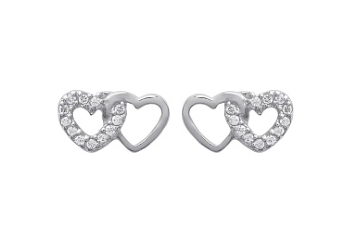 EARRINGSRHODIUM PLATEDSILVER CZ925