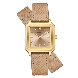 Gracieuse Petite Watch Double Leather, Rugby Tan, 