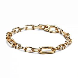 14k Gold-plated small link bracelet