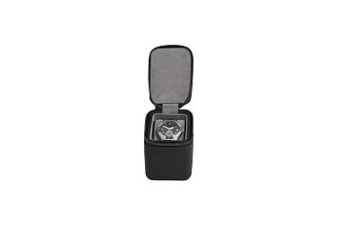 Pebble Black Single Zipped Watch Box 