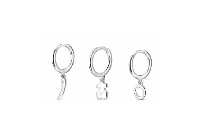 SILVER HOOP EARRINGS 11.3MM