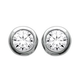 EARRINGSRHODIUM PLATEDSILVER CZ925