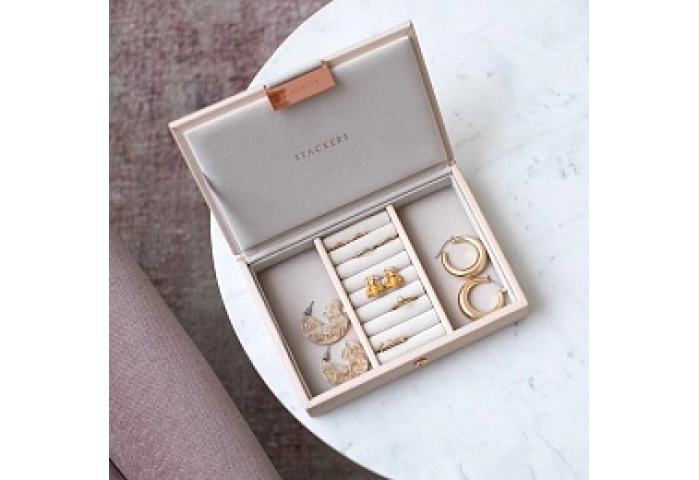 Blush Pink Mini Jewellery Box lid