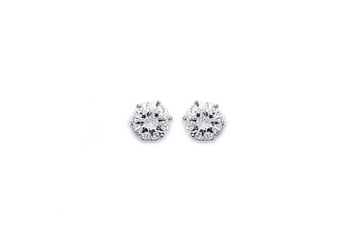 EARRINGSRHODIUM PLATEDSILVER CZ925