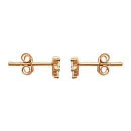 EARRINGSCZ 18 KT GOLD PLATED