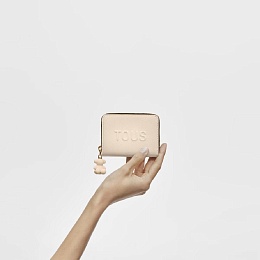 PU.COT,COINPURSE M.LARUE NEW BEIGE