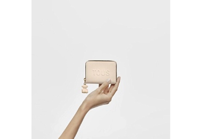 PU.COT,COINPURSE M.LARUE NEW BEIGE