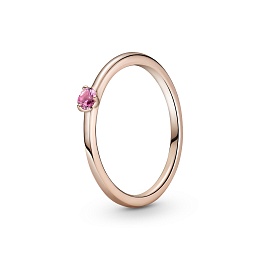 Pandora Rose ring with phlox pink crystal /189259C03-48