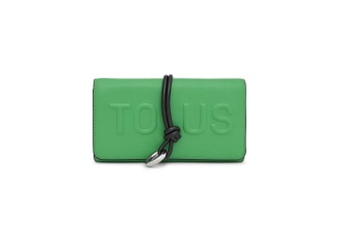 PU.POL,WALLET M.NEW TOUS CLOUD GREEN