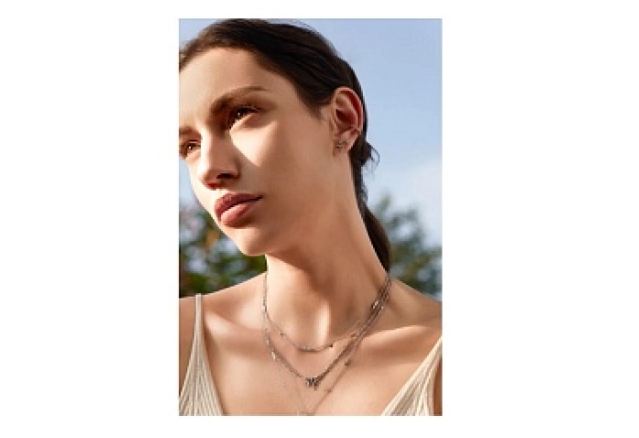 Silver Cross Stud Earrings