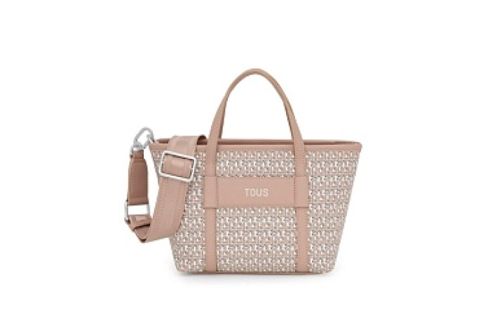 PVC.PU.NY.COT,HANDBAG S.T MANIF TAUPE-MU