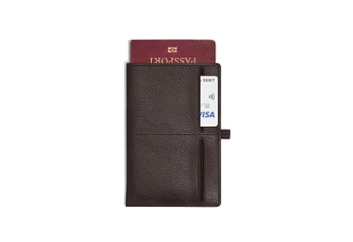 Brown Passport Sleeve