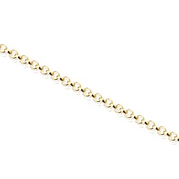 SILVER GOLD PLATED BRACELET