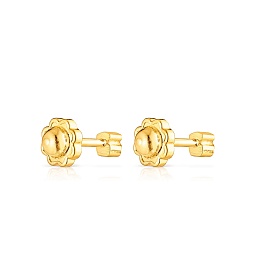 18KT GOLD EARRINGS 2,5MM