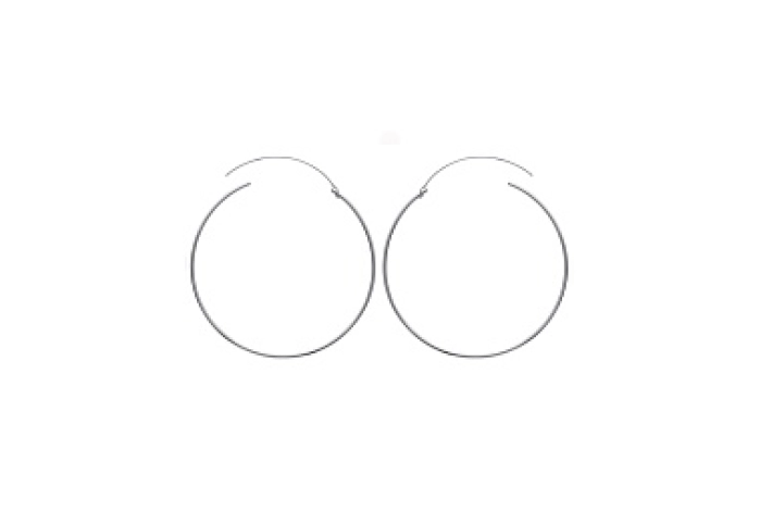 LOOP EARRINGS SILVER 925