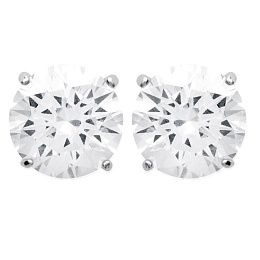 EARRINGS SILVER 925 RHODIUM PLATED CZ