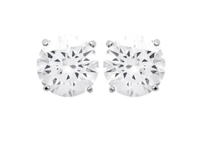 EARRINGSRHODIUM PLATEDSILVER CZ925