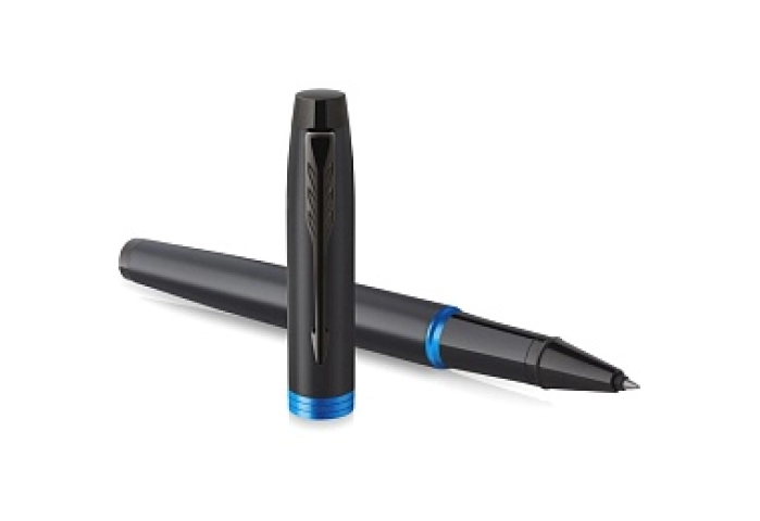 Ручка-роллер Parker &quot;IM Professionals Marine Blue BT&quot; черная, 0,8мм, подарочная упаковка