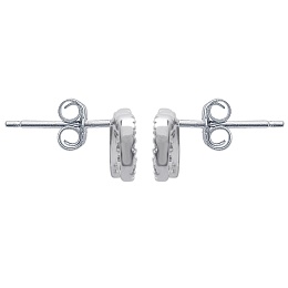 EARRINGSRHODIUM PLATEDSILVER CZ925