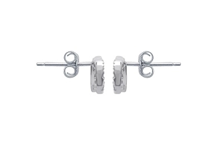 EARRINGSRHODIUM PLATEDSILVER CZ925