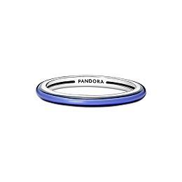 Sterling silver ring with transparent royal blueenamel/Серебряное кольцо с синей эмалью