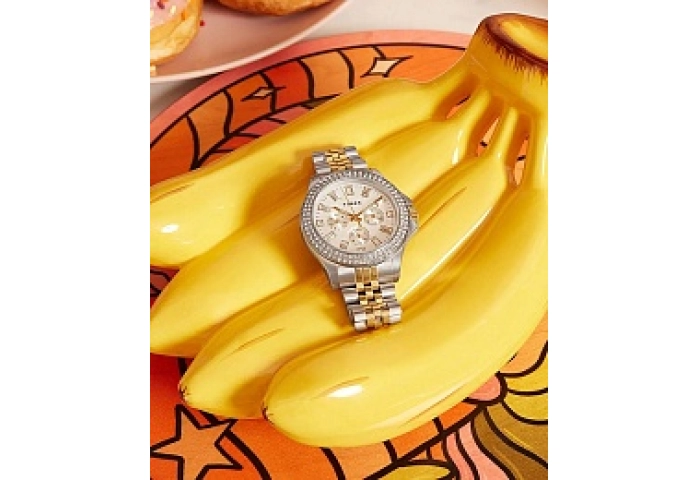Kaia Multifunction Two-tone with Crystal