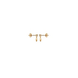 EARRINGSCZ 18 KT GOLD PLATED