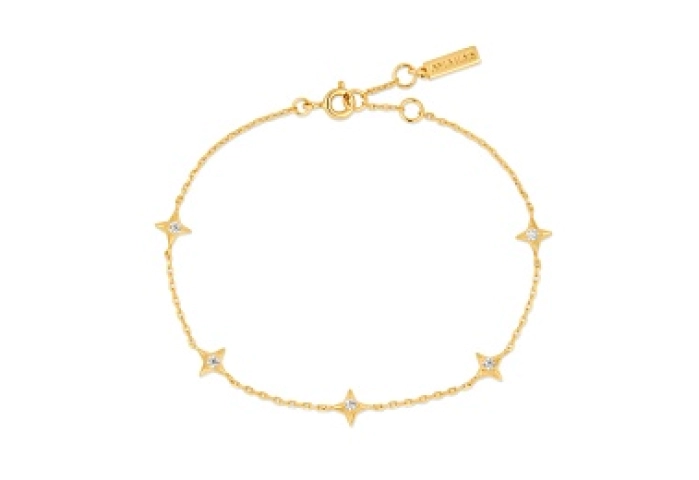 Gold Stars Station Bracelet