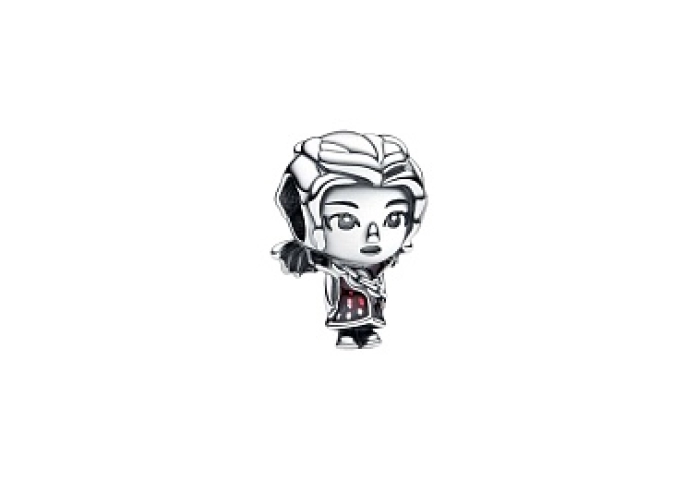 Project House Daenerys sterling silver charm with transparent red enamel