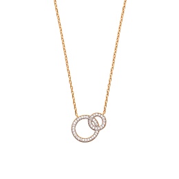 NECKLACEMICROSET CZ18 KT GOLD PLATED