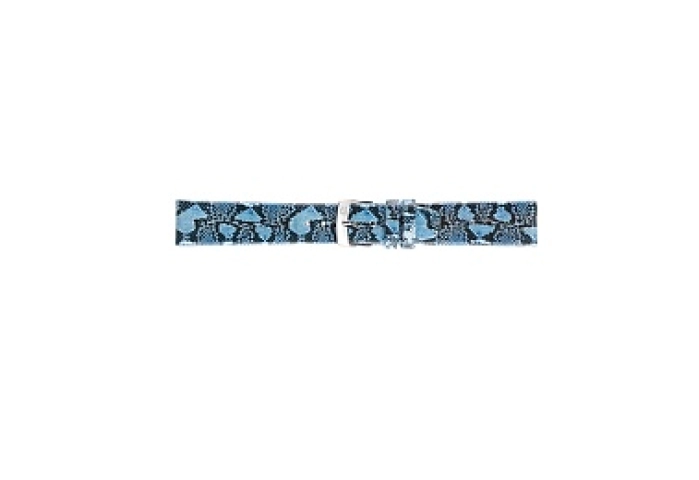 GLASS GRANA VITELLO P.BLUE mm.20