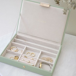 Sage Green Classic Jewellery Box Lid