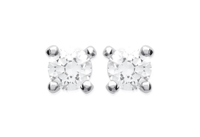 EARRINGSRHODIUM PLATEDSILVER CZ925